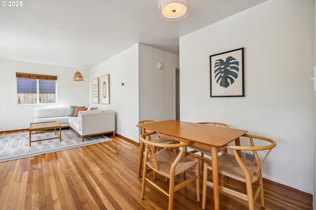 5515 SE 62nd Ave, Portland, OR 97206 - dining space with light wood-type flooring and baseboards