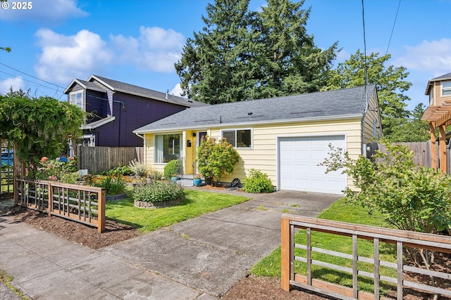 5515 SE 62nd Ave, Portland, OR 97206 - view of front of property featuring driveway and a shingled roof