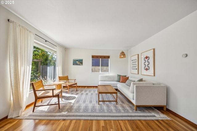 5515 SE 62nd Ave, Portland, OR 97206 - living area featuring wood finished floors