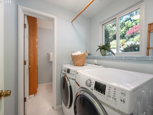 3290 Fillmore St, Eugene, OR 97405 - washroom with washing machine and dryer and baseboards