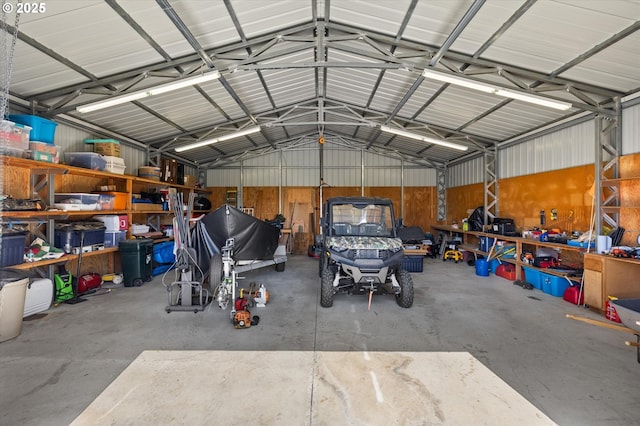 95245 N Bank Rogue River Rd, Gold Beach, OR 97444 - garage featuring metal wall