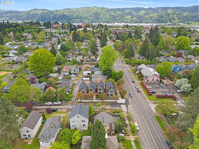 bird's eye view featuring a residential view