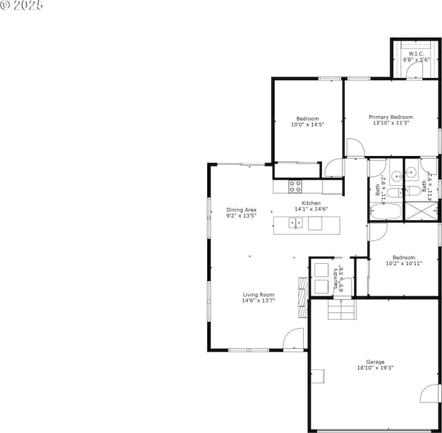 1410 NW Keasey St, Roseburg, OR 97471 - room layout