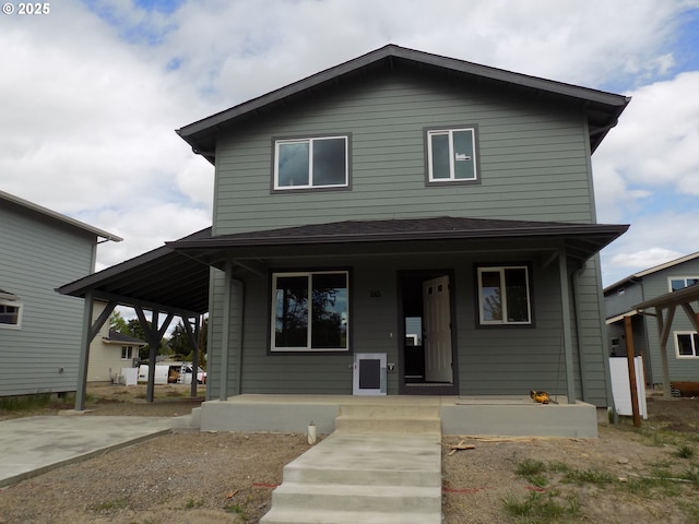 545 SE Firefly Ave, Corvallis, OR 97333 - view of front of house with a porch and a shingled roof