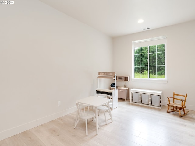 215 Cowlitz Vista Rd, Toledo, WA 98591 - playroom featuring light wood-type flooring and recessed lighting
