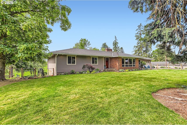 10588 Crosby Rd NE, Woodburn, OR 97071 - view of front of house featuring a chimney