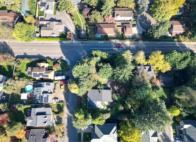 drone / aerial view featuring a residential view