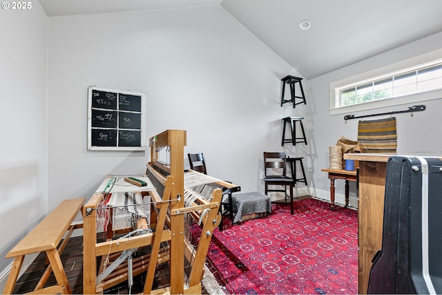 1622 Provincial Way, Eugene, OR 97401 - office area with vaulted ceiling and carpet