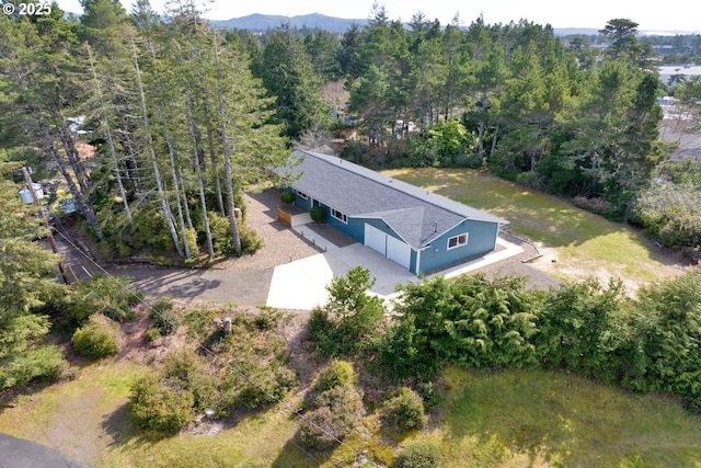 2034 45th St, Florence, OR 97439 - aerial view with a wooded view