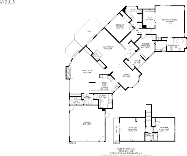 863 Fairway View Dr, Eugene, OR 97401 - room layout