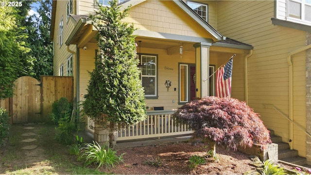 15111 Oyer Dr, Oregon City, OR 97045 - property entrance with a porch