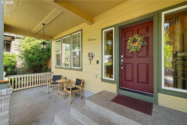 15111 Oyer Dr, Oregon City, OR 97045 - view of exterior entry with a porch