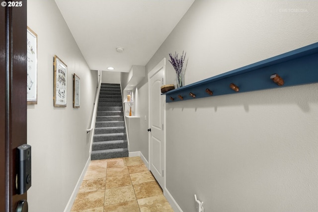 1902 NE 48th Way, Hillsboro, OR 97124 - hall featuring baseboards and stairs