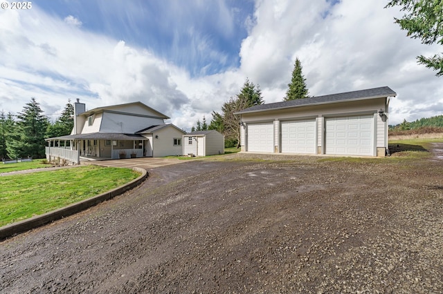 20256 S Swank Rd, Colton, OR 97017 - exterior space with covered porch