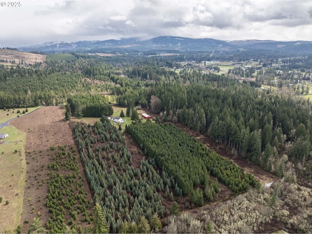 20256 S Swank Rd, Colton, OR 97017 - drone / aerial view featuring a mountain view