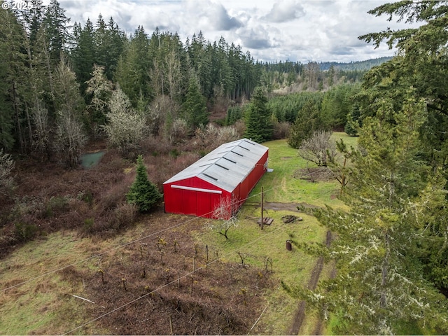 20256 S Swank Rd, Colton, OR 97017 - exterior space featuring a view of trees, a pole building, and an outdoor structure