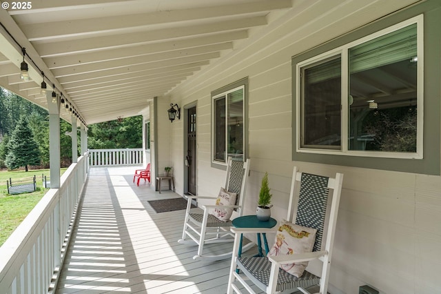 20256 S Swank Rd, Colton, OR 97017 - deck featuring covered porch