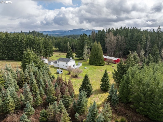 20256 S Swank Rd, Colton, OR 97017 - drone / aerial view with a forest view and a mountain view