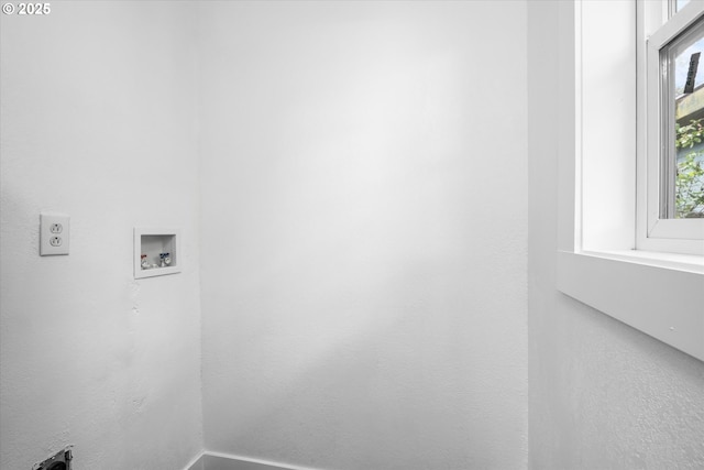 461 Blair Blvd, Eugene, OR 97402 - laundry area with hookup for a washing machine, healthy amount of natural light, and electric dryer hookup