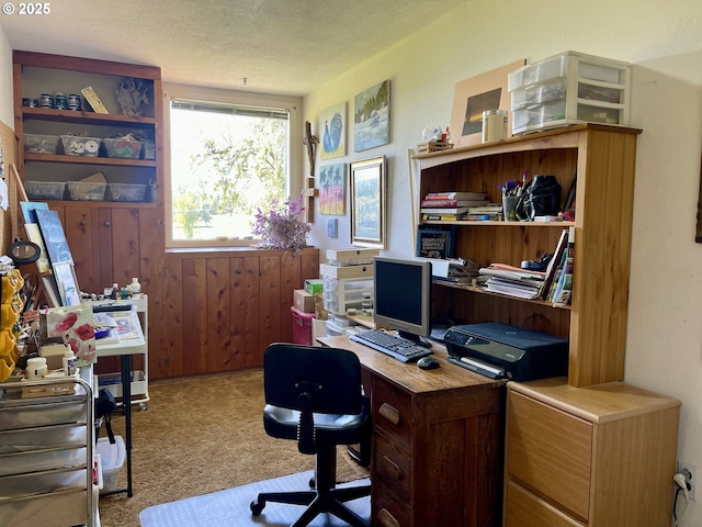 54824 Robinson Rd, Coquille, OR 97423 - carpeted office space with a textured ceiling