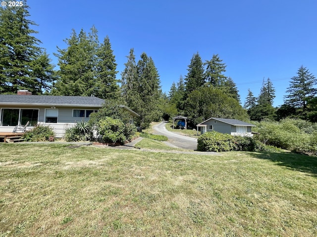 54824 Robinson Rd, Coquille, OR 97423 - view of grassy yard