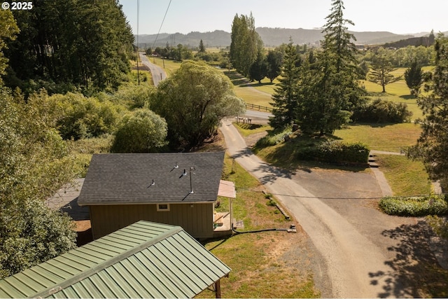 54824 Robinson Rd, Coquille, OR 97423 - aerial view of property and surrounding area featuring mountains