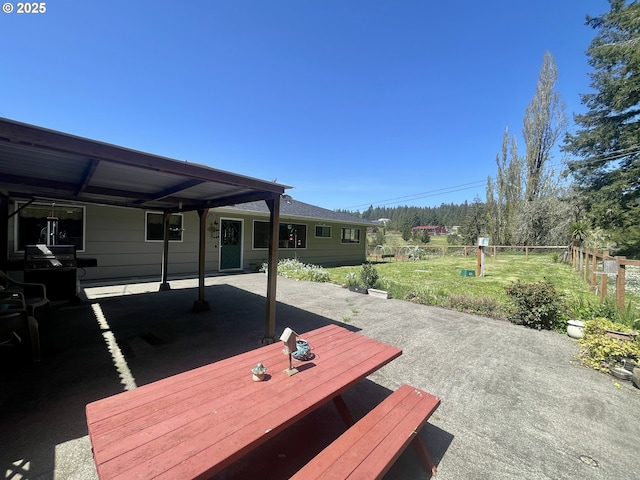 54824 Robinson Rd, Coquille, OR 97423 - wooden deck featuring a patio and outdoor dining area