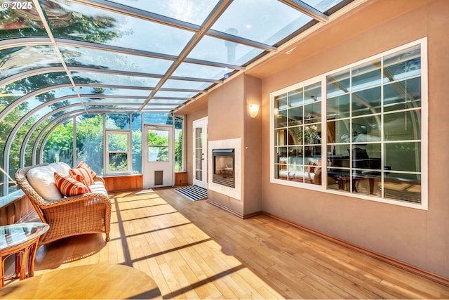 1041 Irving Rd, Eugene, OR 97404 - sunroom / solarium with a wooden deck and hardwood / wood-style floors