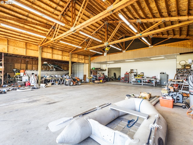10160 NW Gordon Rd, Cornelius, OR 97113 - garage featuring a workshop area