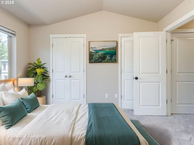 10442 SW Akilean Ter, Portland, OR 97223 - bedroom with lofted ceiling and carpet