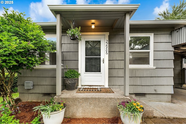 view of property entrance