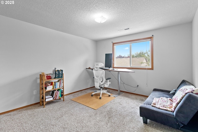 15302 NE 88th St, Vancouver, WA 98682 - home office featuring carpet flooring and a textured ceiling