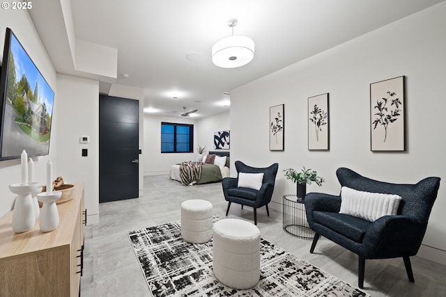 view of living area