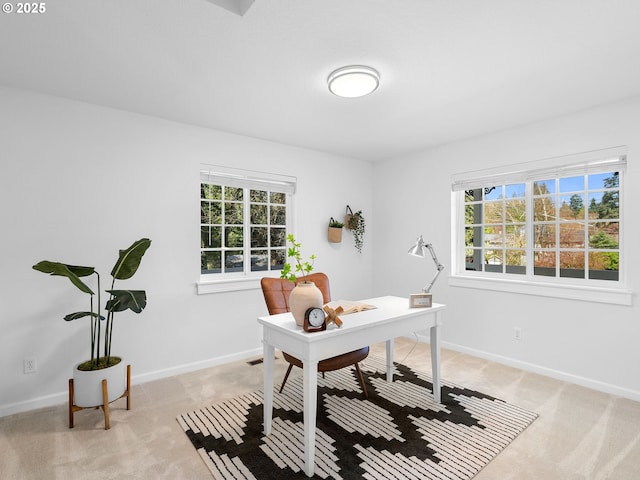 8920 SW 9th Dr, Portland, OR 97219 - office featuring light colored carpet, plenty of natural light, and baseboards