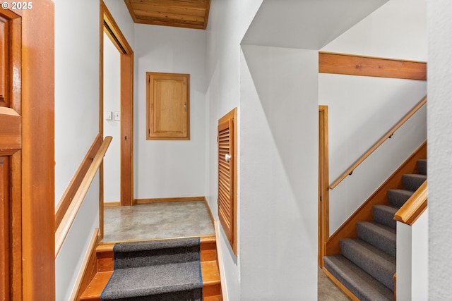 view of stairs