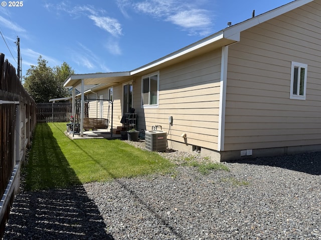 3000 Elm St, Baker City, OR 97814 - view of side of property featuring crawl space and central AC