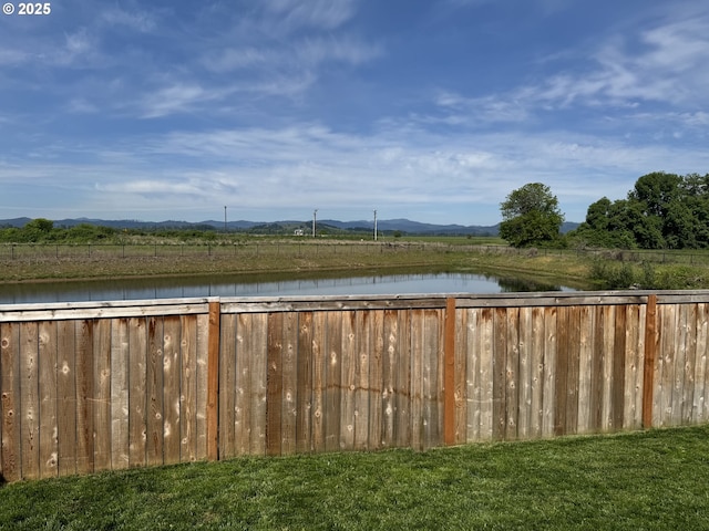 987 Farmington Dr, Junction City, OR 97448 - water view featuring fence