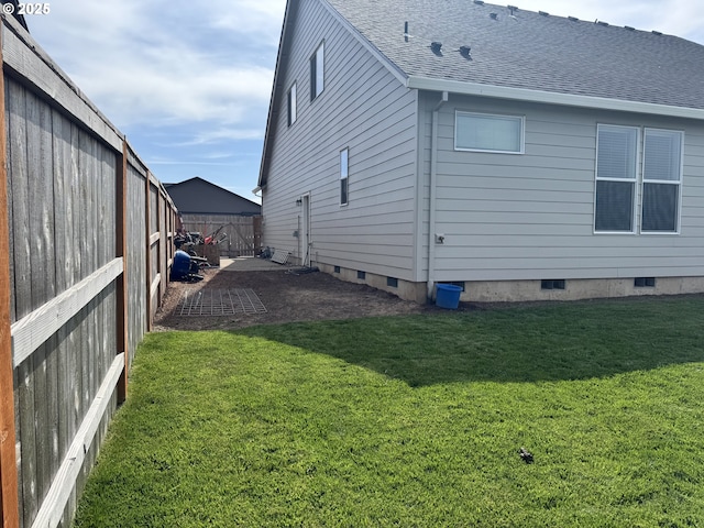 987 Farmington Dr, Junction City, OR 97448 - view of property exterior featuring a shingled roof and crawl space
