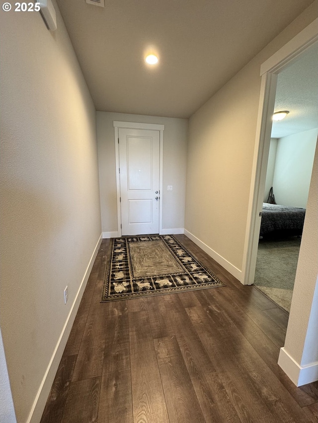 987 Farmington Dr, Junction City, OR 97448 - doorway to outside with baseboards and wood finished floors