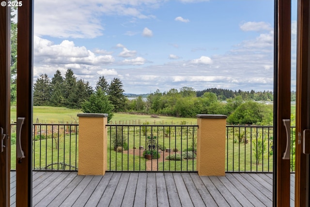 88369 Timberline Dr, Veneta, OR 97487 - deck with a lawn