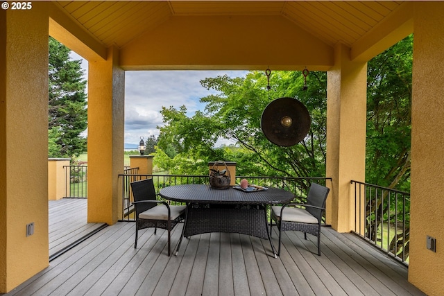 88369 Timberline Dr, Veneta, OR 97487 - deck with outdoor dining space