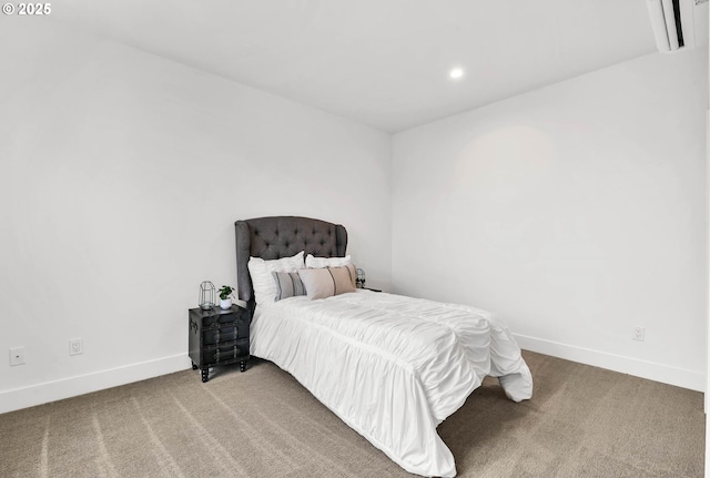 bedroom featuring carpet floors