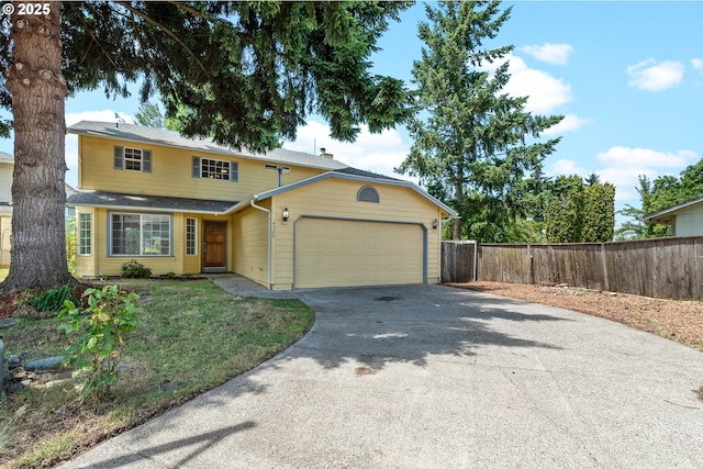 4720 NE 124th Ct, Vancouver, WA 98682 - traditional home with concrete driveway and a garage