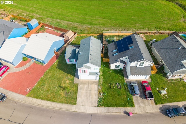 birds eye view of property featuring a residential view