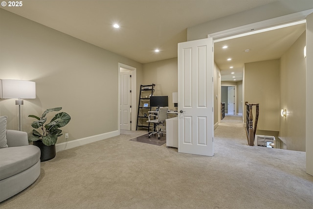 21540 SW 110th Pl, Tualatin, OR 97062 - carpeted office featuring recessed lighting and baseboards
