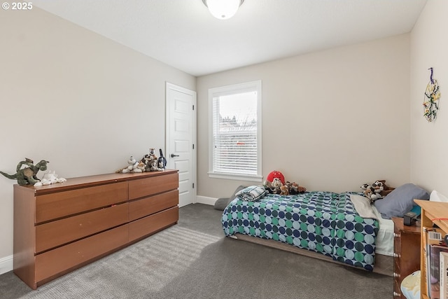 bedroom with carpet flooring