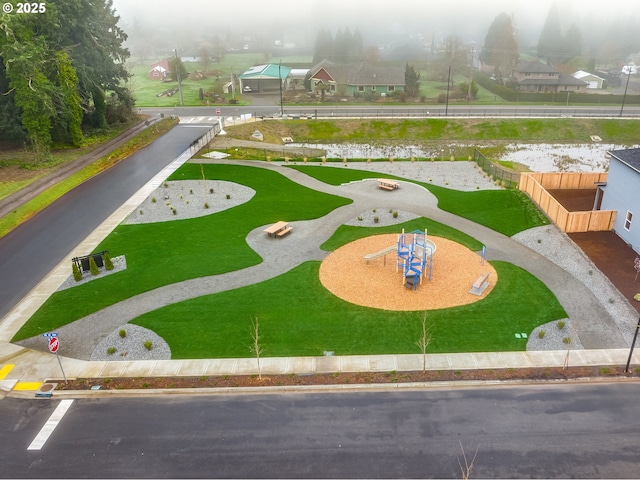 view of communal playground