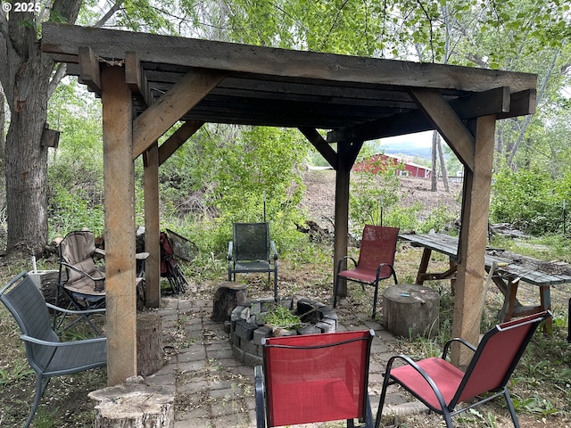 440 N Mountain Blvd, Mount Vernon, OR 97865 - view of patio / terrace