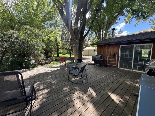 440 N Mountain Blvd, Mount Vernon, OR 97865 - deck featuring area for grilling