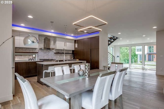 15 Hood St, Camas, WA 98607 - dining room with recessed lighting and light wood-style floors